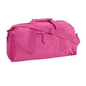 NWOT Pink Large Square Duffel Bag